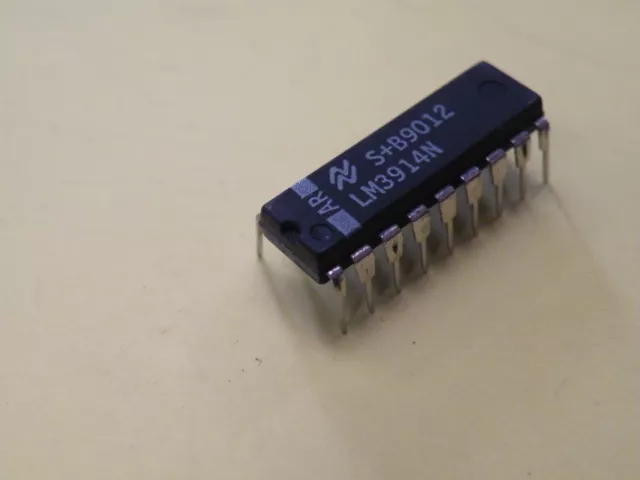 NATIONAL SEMICONDUCTOR LM3914 18 Pin DIL DIP Dot Bar Display Driver 4g ...
