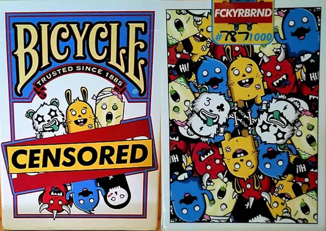 Bicycle Censored Playing Cards – Numbered Limited Edition - SEALED