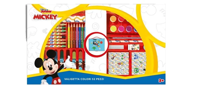 Libri da colorare di Topolino per bambini dai 2 ai 4 anni - Bundle con libro di attività di Topolino con oltre 200 adesivi e pagine da colorare di Topolino, altro | Mickey Activity Book Toddler