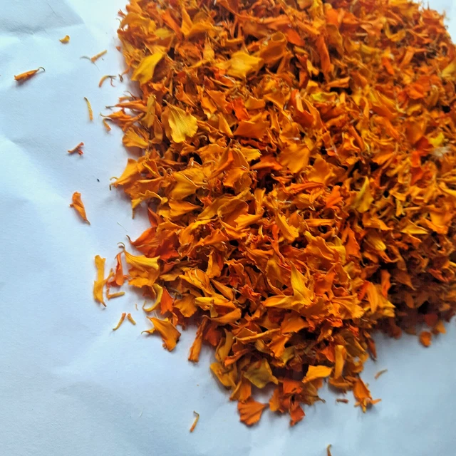 Calendula Marigold Dried Flower Petal Herbal Natural Organic Yellow Ceylon Tea++