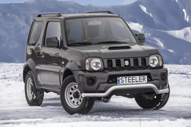 City Edelstahl Frontbügel Frontschutzbügel mit ABE für Suzuki Jimny 2012-2018