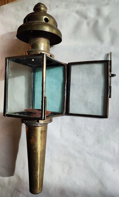Ancienne Lanterne Tempête – Lampe à Huile/bougie – Déco Chalet Montagne
