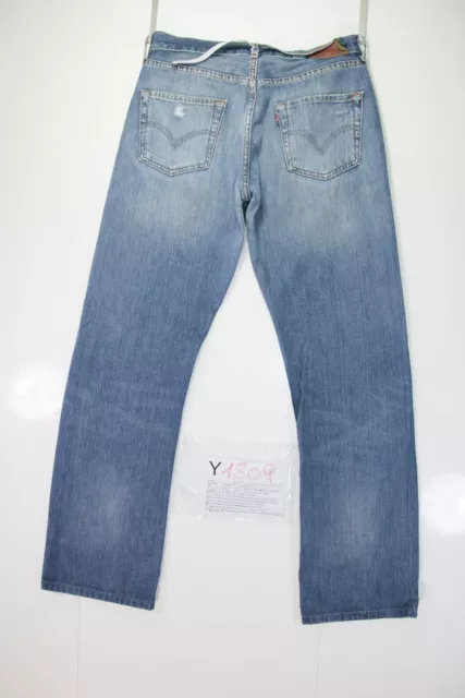 Levis 501 Customized Repair (Cod. Y1809) tg.47 W33 L34 jeans USATO ACCORCIATO 2