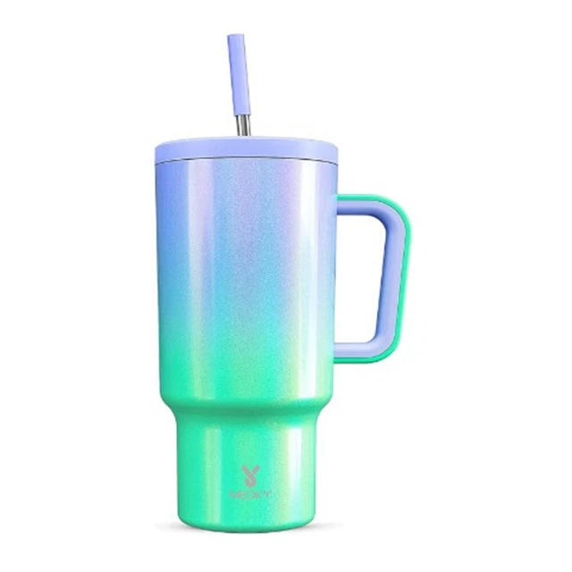 Tumbler With Handle Coffee Mug Stainless Steel Travel 40oz