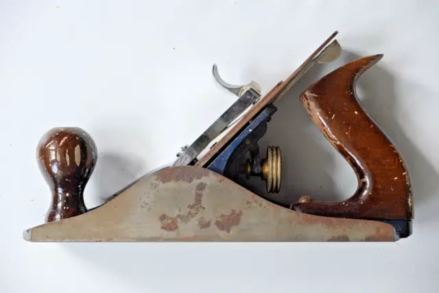 VINTAGE RECORD SS STAY SET No 4 1/2 CARPENTRY PLANE MADE IN ENGLAND BOXED