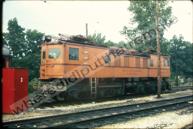 Orig. Slide Chicago South Shore And South Bend CSS 703 Michigan City IND 7-9-73