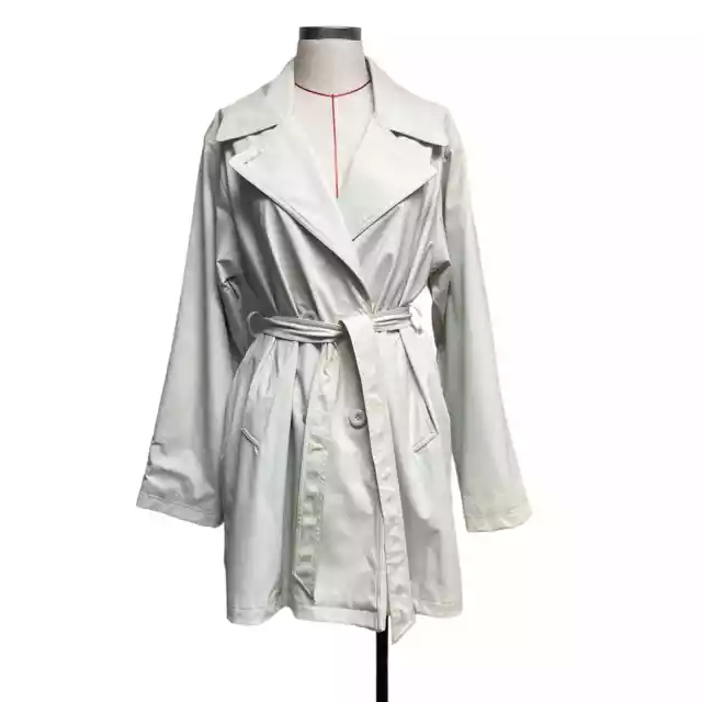 VINTAGE FUDA NY Womens Size XL Belted Trench Coat $40.00 - PicClick