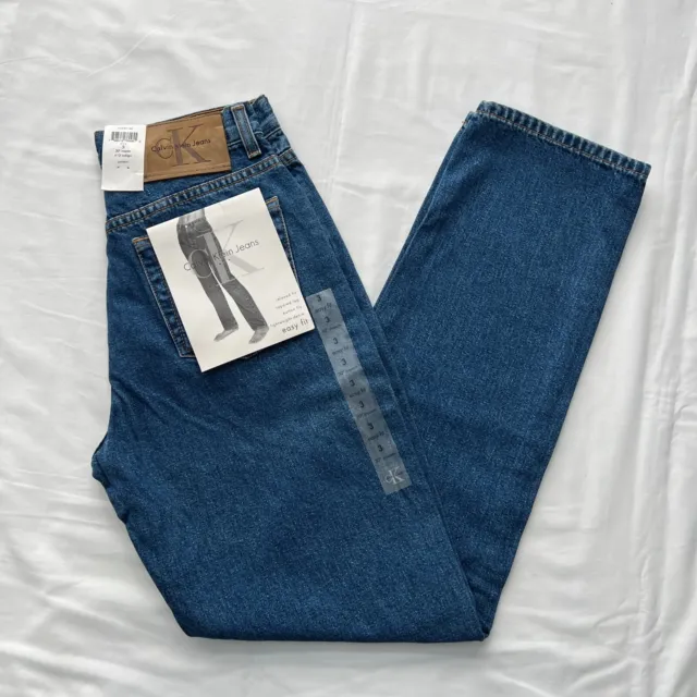 Calvin Klein Easy Fit | JR Jeans Sz 3 | 30'' Inseam Button Fly | NWT VTG