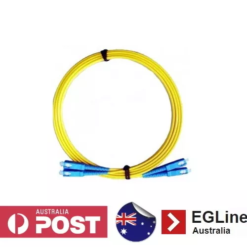 3m / 5m / 10m / 20m / 30m / 50m  SC-SC Singlemode Fibre Optic Patch Lead(Duplex)