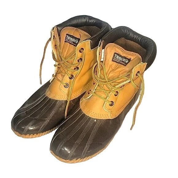 Rocky Duck Boots Homme 9 – Chaussures Chasse Isolées Thinsulate – Marron