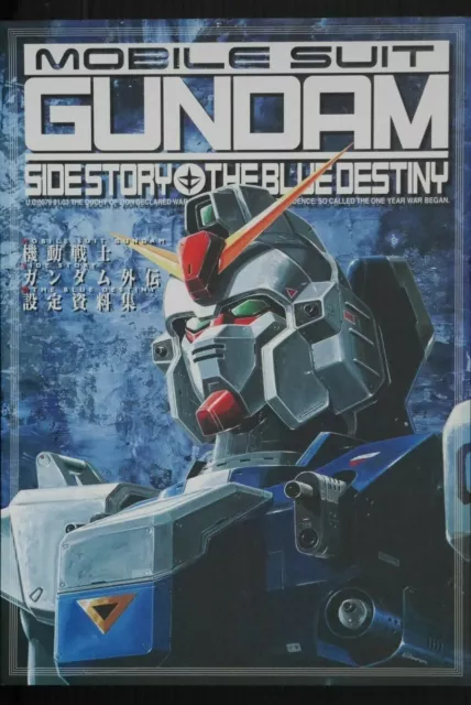 JAPON Mobile Suit Gundam Side Story Le Destin Bleu Settei Shiryoushuu Livre
