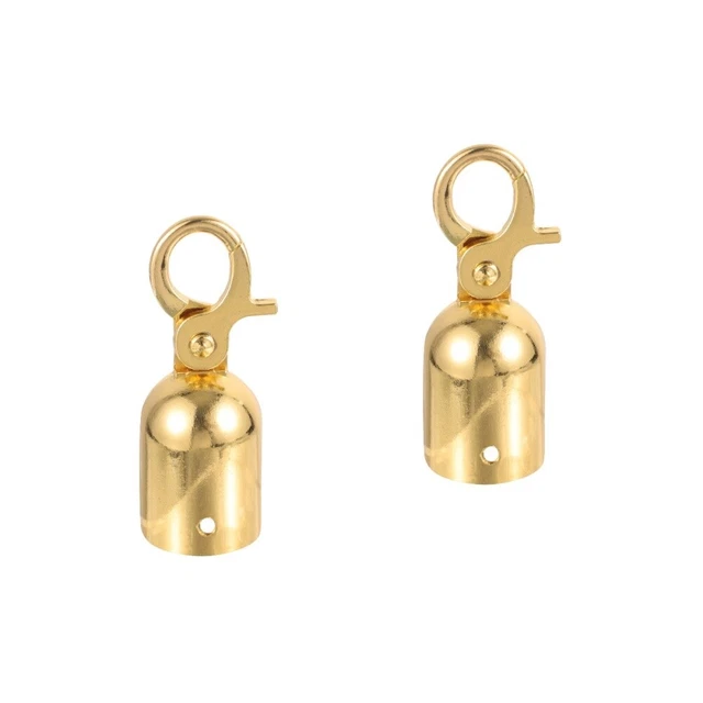 2x tope de cordón conector de cuerda elemento de fijación mosquetón gancho