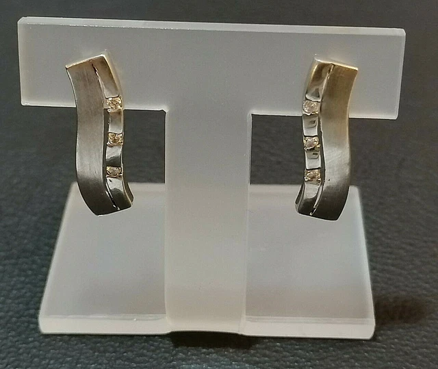 Stravaganti Orecchini In Argento 925 Con Zirconi