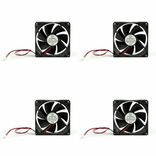 DC Brushless Cooling PC Computer Fan 24V 9025s 90x90x25mm 0.15A 2 Pin Wire