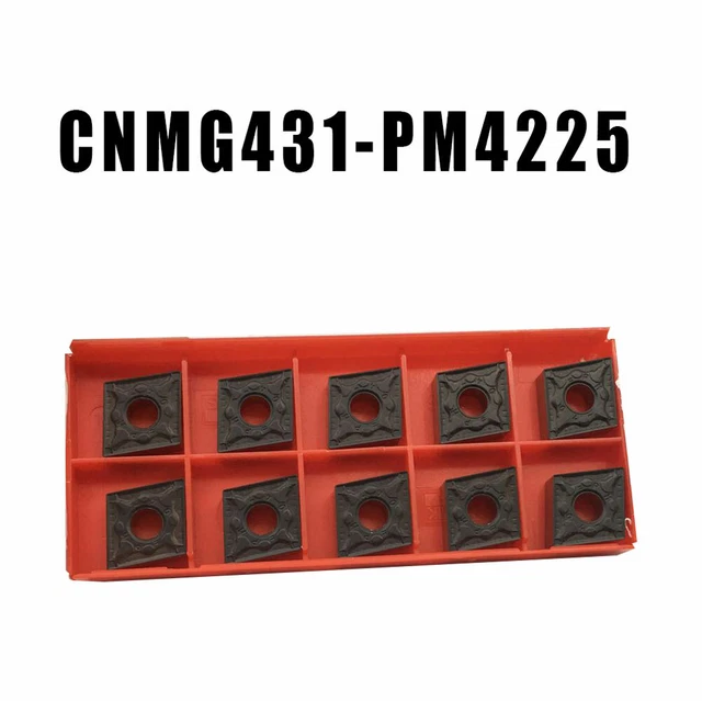 Carbide Turning Inserts CNMG431 CNMG120404-PM 4225 CNC Cutting Tools
