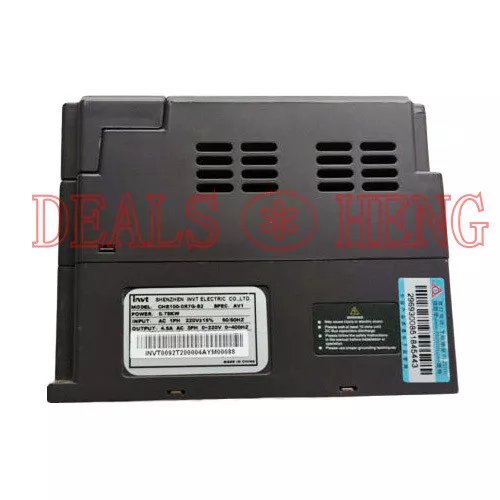 UNO Usato INVT CHE100-0R7G-S2 0,75KW 220V Inverter