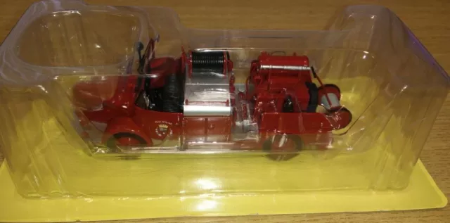 Hotchkiss Feuerwehrmotor Modell Lkw 1:43 Massstab Ixo Ville De Dijon Frankreich Rot