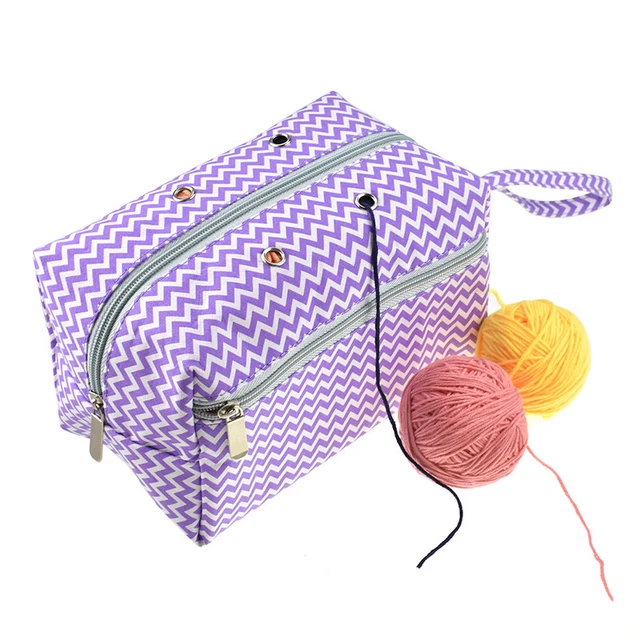 Portable Large Yarn Storage Bag Knitting Crochet Tote Organizer Holder Case 'KX