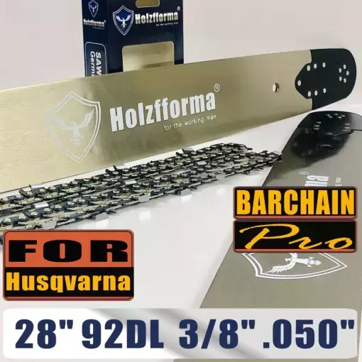 28" Guide Bar Saw Chain Combo 3/8" .050" 92DL For Husqvarna 395 480 562 570 575