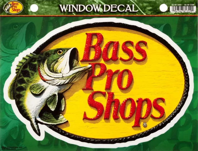 BASS PRO SHOPS Sticker Large 9in Fishing decal $10.95 - PicClick