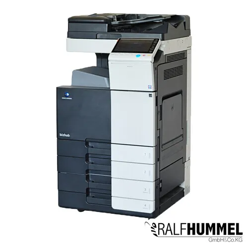 Konica Minolta bizhub 454e Kopierer Drucker Scanner Fax mit PC-210 LAN Duplex A3