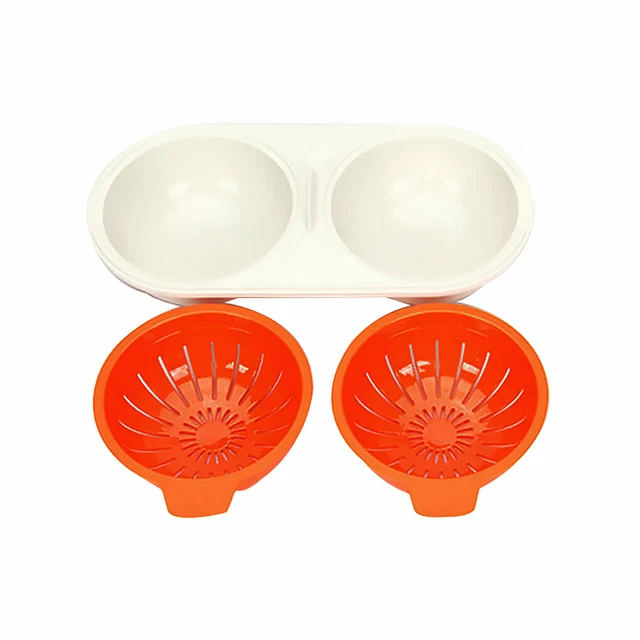 TureClos Microwave Oven Egg Steamer Household Egg Cooking Holder Tool Boiler