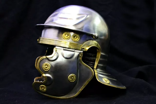 Imperial Roman Gallic G Helm / Ancient Medieval Knight Roman Helmet 3