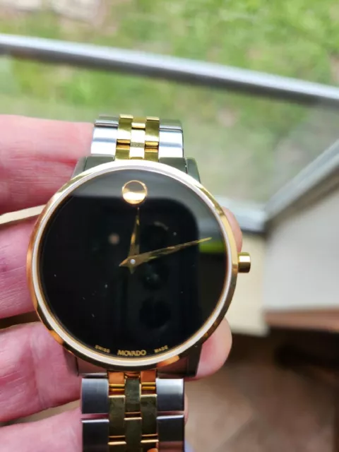 Movado Classic Museum Men Two Tone New NIB