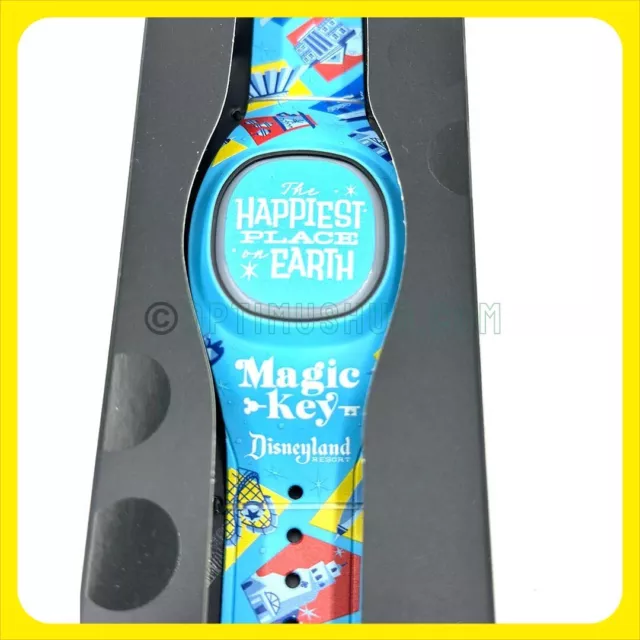 Disneyland MagicBand+ Plus Magic Key Exclusive - Happiest Place On Earth LIMITED