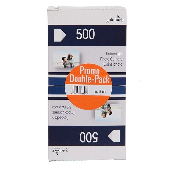 Goldbuch Fotoecken 2 X 500 Stück Neu Ovp