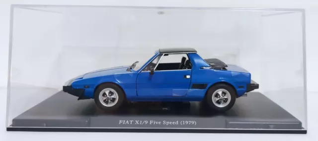 Edicola  Auto Vintage Fiat X1/9 Five Speed 1979 Die Cast Scala 1/24
