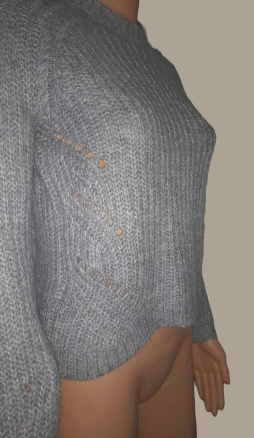 Pull Talia Benson Taille Unique - Marron - Mohair Et Laine - NEUF Avec étiquettes