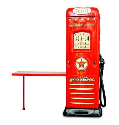 Gabinete de gasolinera armario con escritorio coche gasolinera diseño rojo
