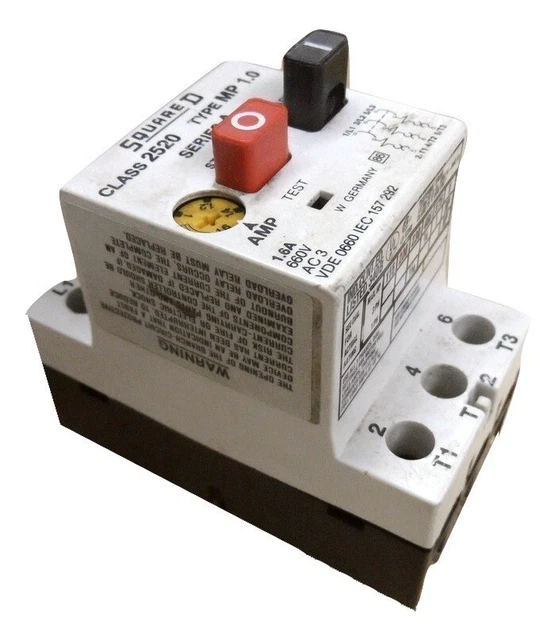Square D 2520Mp2.4 U 2.4 - 4A 600V 3P Used