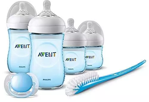 Philips Avent SCD301/04 Baby-Fläschchen Set für Neugeborene Transparent Blau