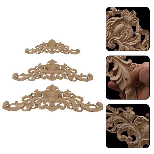 DIY Decorative Wooden Onlay Decal with Fine Workmanship Long Service Life