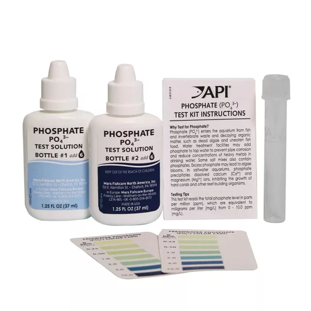 API Aquarium Pharmaceuticals Phosphate Test Kit 150 Tests Freshwater & Saltwater 2