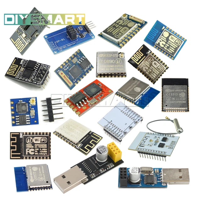 ESP8266 WI-FI WIRELESS Transceiver Receive Module Compatible Arduino ...