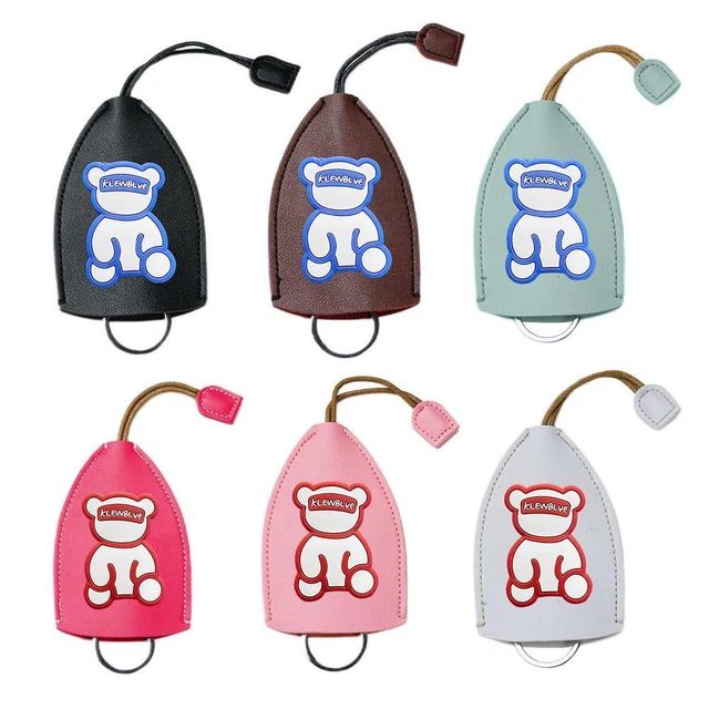 Custodia portachiavi auto in pelle portachiavi borsa portachiavi copertura portachiavi da applicare a tutte le auto NUOVO。