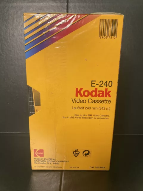 Kodak HS E240 High Standard Color VHS Videokasette 240 min Doppelpack - Neu OVP 2