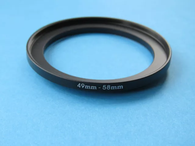 49 mm bis 58 mm Step Up Ring Kamera Objektiv Filter Adapter Ring 49 mm-58 mm