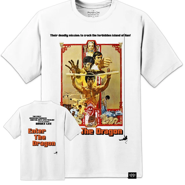 Bruce Lee Enter The Dragon T Shirt Movie Poster Hans Island Tournament Mma Ufc