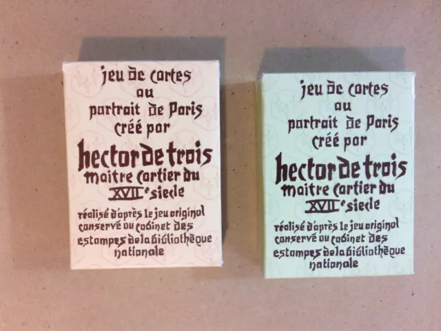 Lot 2 Jeux De 54 Cartes / Hector De Trois / Comme Neufs