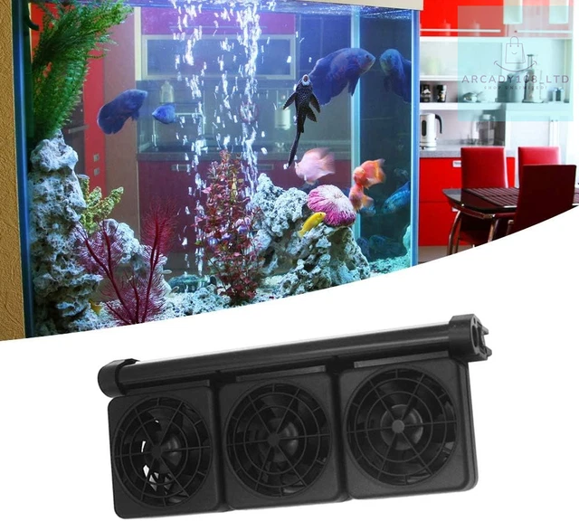Aquarium Chillers Fish Tank Cooling Fan Aquarium Cold Wind Chiller Decoration 2