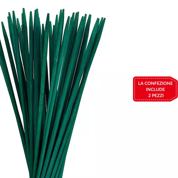 2 Pz Bastoncini Di Supporto Per Giardino Asta Serre Recinzioni Piante 1.1x120 Cm 2