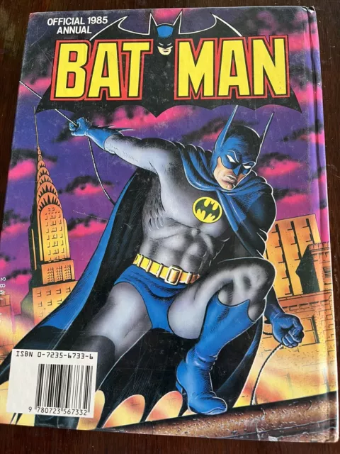 The Official 1985 Annual Batman Hardcover Comic Book Pre-Owned