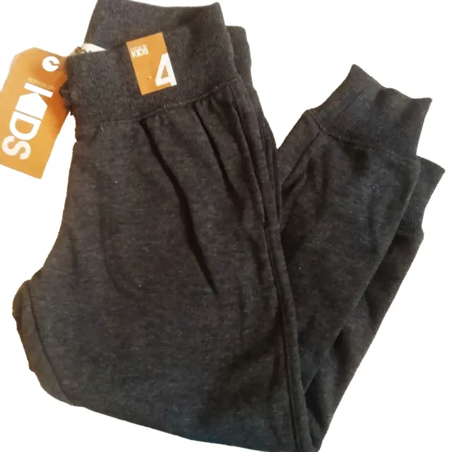 Size 4 Cotton On Kids Dark Grey  Track Pants NWT RRP $16.95