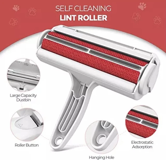 Hair Remover  Lint Roller  Pet Dog Cat Hair Remover Self-Cleaning Reusable