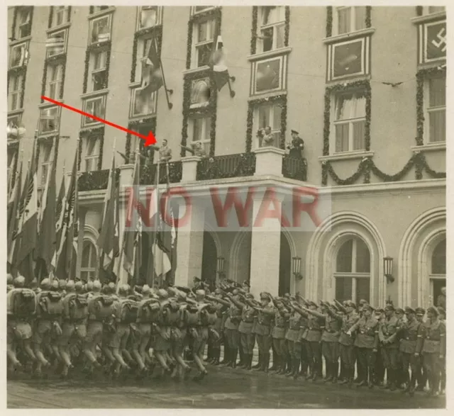 Wwii German Photo Boys From Youth Organisation At Political Parade In Nuremberg