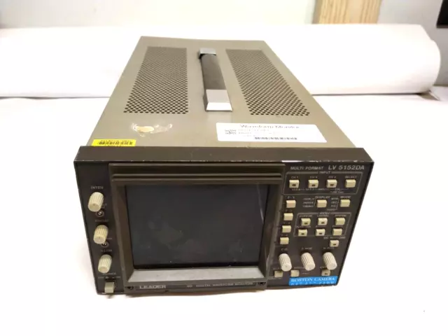 Leader LV-5152DA - HD Digital & Analog Multiformat Waveform Monitor
